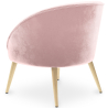 Buy Design Armchair - Upholstered in Velvet - Pimba Light Pink 60077 home delivery