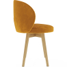 Buy Designer Armchair - Upholstered in Velvet - Yuna Yellow 60081 in the United Kingdom