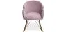 Rocking Chair with Armrests - Upholstered in Velvet - Freia image 7