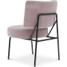 Buy Velvet Upholstered Armchair - Jerna Light Pink 60085 in the United Kingdom