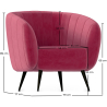 Buy Armchair with Armrests - Upholstered in Velvet - Nuba Cognac 60086 - in the UK