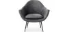 Armchair with Armrests - Upholstered in Velvet - Eila image 7