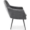 Armchair with Armrests - Upholstered in Velvet - Eila image 7