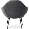Armchair with Armrests - Upholstered in Velvet - Eila image 7