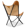 Buy Butterfly design chair - Leather - Blop Brown 27808 in the United Kingdom