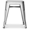 Buy Industrial Design Bar Stool - Steel - 45 cm - Stylix Silver 99927809 - prices