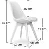 Wooden Desk Set - Scandinavian Design - Beckett + Dining Chair - Scandinavian Design - Denisse image 7