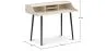 Wooden Desk Set - Scandinavian Design - Torkel + Dining Chair - Scandinavian Design - Denisse image 7
