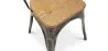 Dining Chair - Industrial Design - Steel and Wood - New Edition - Stylix image 7