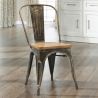 Dining Chair - Industrial Design - Steel and Wood - New Edition - Stylix image 7