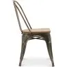 Dining Chair - Industrial Design - Steel and Wood - New Edition - Stylix image 7