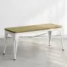 Bench - Industrial Design - Wood and Metal - Stylix image 7