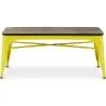 Industrial Design Bench - Wood and Metal - Stylix image 7