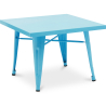 Buy Children's Table - Industrial Design - Metal - 60cm - New Edition - Stylix Turquoise 60135 - prices