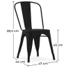 Buy Dining Chair - Industrial Design - Steel - New Edition - Stylix Metallic bronze 60136 with a guarantee