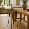 Bar Stool - Industrial Design - Wood & Steel - 76 cm - New Edition- Stylix image 7