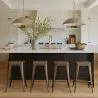 Bar Stool - Industrial Design - Wood & Steel - 76 cm - New Edition- Stylix image 7