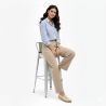 Bar Stool - Industrial Design - Wood and Steel - 76cm - Stylix image 7
