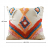 Buy Boho Bali Style Cushion - Cover and Filling Included - Tira Multicolour 60168 in the United Kingdom