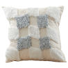 Buy Boho Bali Style Cushion - Cover and Filling Included - Varouna Grey 60170 - in the UK