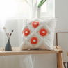 Buy Boho Bali Style Cushion - Cover and Filling Included - Reyune Orange 60171 - in the UK