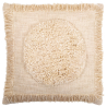 Buy Boho Bali Style Cushion - Cover and Filling Included - Eva White 60177 - in the UK