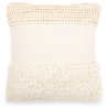 Buy Boho Bali Style Cushion - Cover and Filling Included - Mantra White 60188 - in the UK