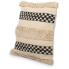 Buy Boho Bali Style Cushion - Cover and Filling Included - Daviniu Black 60200 - prices