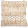 Buy Boho Bali Style Cushion - Cover and Filling Included - Chelay Cream 60209 - in the UK