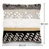 Boho Bali Style Cushion - Cover and Filling Included - Clarissa image 7