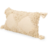 Buy Boho Bali Style Cushion - Cover and Filling Included - Doris Cream 60220 - prices