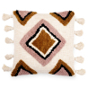Buy Boho Bali Style Cushion - Cover and Filling Included - Aurelia Multicolour 60221 - in the UK