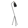 Buy Tripod Design Floor Lamp - Living Room Lamp - Hopper Black 58260 in the United Kingdom