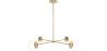 Gold Ceiling Lamp - Design Pendant Lamp - 4 arms - Luba image 7