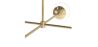 Gold Ceiling Lamp - Design Pendant Lamp - 4 arms - Luba image 7