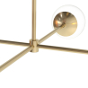 Buy Gold Ceiling Lamp - Design Pendant Lamp - 4 arms - Luba Gold 60234 in the United Kingdom