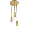 Buy Golden Ceiling Lamp - 3-Arm Pendant Lamp - Troy Gold 60236 in the United Kingdom