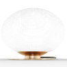 Buy Table Lamp - Designer Living Room Lamp - Crystal Ball - Bale Gold 60238 home delivery