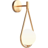 Buy Gold Wall Lamp - Globe - Tear Gold 60239 at Privatefloor
