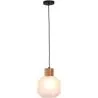 Wood and Glass Ceiling Lamp - Design Pendant Lamp - Bumba image 7