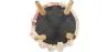 Round Pouf Stool - Boho Bali Style - Batty  image 7