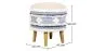 Round Pouf Stool - Boho Bali Style - Josephine  image 7