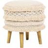 Round Pouf Stool - Boho Bali Style - Jenny  image 7