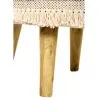 Round Pouf Stool - Boho Bali Style - Jenny  image 7