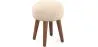 Round Stool Upholstered in Fabric - Boho Bali Style - Hiwal image 7