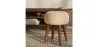 Round Stool Upholstered in Fabric - Boho Bali Style - Hiwal image 7