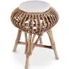 Rattan Bar Stool - Boho Bali Style - Lera image 7