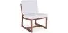Wooden Lounge Chair - Boho Bali Style Design Chair - Glan image 7