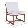 Wooden Lounge Chair - Boho Bali Style Design Chair - Glan image 7