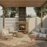 Wooden Lounge Chair - Boho Bali Style Design Chair - Glan image 7